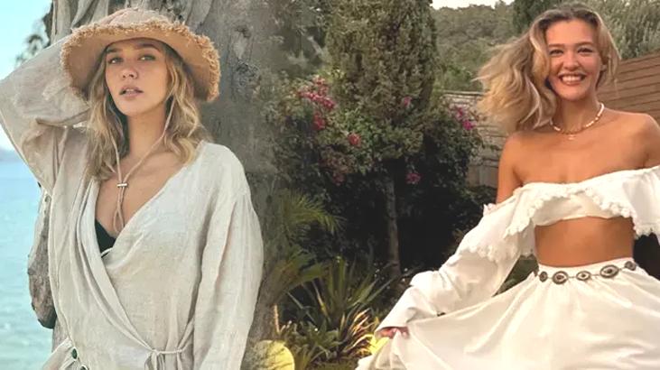 Fit haliyle beğeni topladı! Melisa Döngel teknedeki bikinili pozlarıyla dikkat çekti