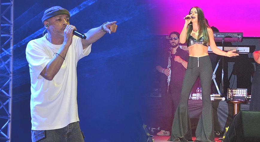 Mut’ta festival rüzgârı! Ceza ve Simge’den unutulmaz gece
