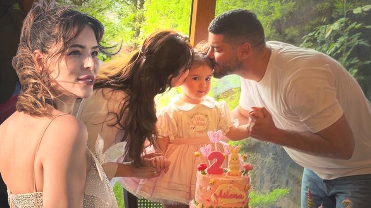 Yıldız Çağrı Atiksoy’un kızı Mira Milena 2 yaşına girdi! ‘Her zaman en büyük duam’