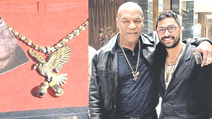 Tyson’a kolye hediye etti